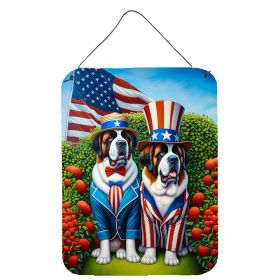 NEW All American Saint Bernard Wall or Door Hanging Prints Aluminum Metal Sign Kitchen Wall Bar Bathroom Plaque Home Decor Front Door Plaque, 12x16 (Default: Default)