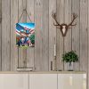 NEW All American Silky Terrier Wall or Door Hanging Prints Aluminum Metal Sign Kitchen Wall Bar Bathroom Plaque Home Decor Front Door Plaque, 12x16
