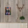 NEW All American Poodle Wall or Door Hanging Prints Aluminum Metal Sign Kitchen Wall Bar Bathroom Plaque Home Decor Front Door Plaque, 12x16