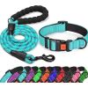 cNo Pull Dog Harness; Adjustable Nylon Dog Vest & Leashes For Walking Training; Pet Supplies