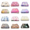 beSoft and Fluffy High Quality Pet Blanket Cute Cartoon Pattern Pet Mat Warm and Comfortable Blanket for Cat and Dogs Pet Supplies