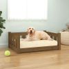 Solid Pine Dog Bed Frame with Sidewalls