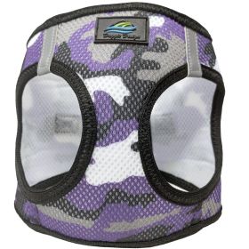American River, Choke Free Dog Harness (Color: Purple Camo, size: 2X/3X-Large)