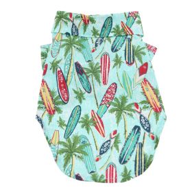 Camp Shirt - Surfboards and Palms (size: Large)