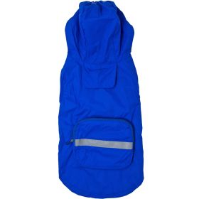 Packable Raincoat (Color: BLUE, size: X-Large)