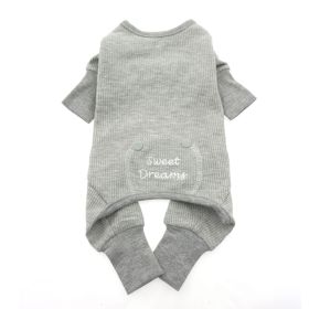 Gray Sweet Dreams Thermal Pajamas (size: Large)