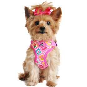 Wrap and Snap Choke Free Dog Harness (Color: Maui Pink, size: Large)