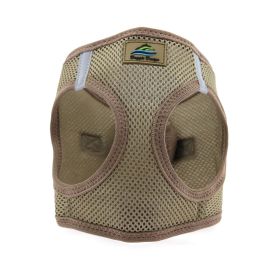 American River, Choke Free Dog Harness (Color: Fossil Brown, size: M)