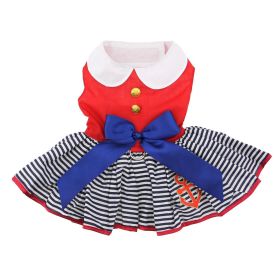 Sailor Girl with Matching Leash Dress (size: Large)