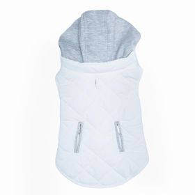 Weekender Dog Sweatshirt Hoodie (Color: WHITE, size: Large)