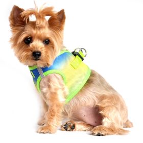 Polka Dot Choke‑Free Dog Harness – Step‑In Style (Color: Cobalt Sport, size: XS)