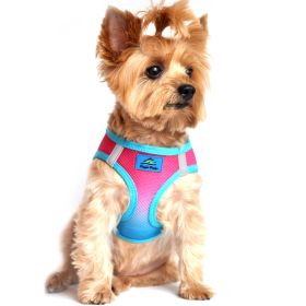 Polka Dot Choke‑Free Dog Harness – Step‑In Style (Color: Sugar Plum, size: S)