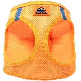 Polka Dot Choke‑Free Dog Harness – Step‑In Style (Color: Hunter Orange, size: XS)