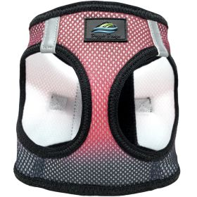 Polka Dot Choke‑Free Dog Harness – Step‑In Style (Color: Sunset Pink, size: S)