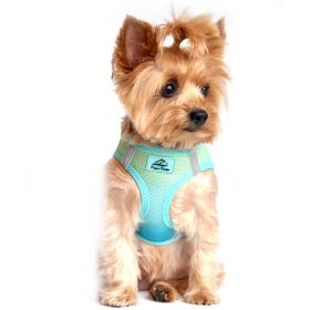 American River, Choke Free Dog Harness (Color: Aruba Blue, size: X-Small)