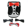 American River Harness, Dog Tux with 4 Bows