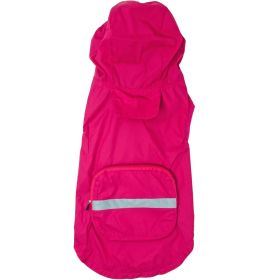 Packable Raincoat (Color: pink, size: SMALL)