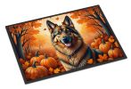 Fall Dog Image Doormat