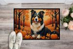 Fall Dog Image Doormat