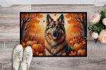Fall Dog Image Doormat