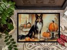 Fall Dog Image Doormat