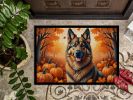Fall Dog Image Doormat