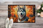Fall Dog Image Doormat