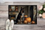 Fall Dog Image Doormat