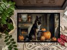 Fall Dog Image Doormat