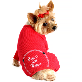 Christmas Dog Pajama (Color: Santa's Lil' Helper, size: Medium)