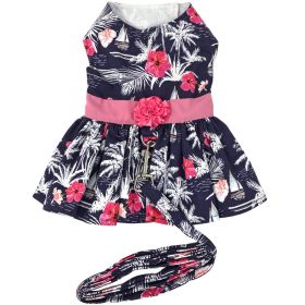 Moonlight Sails Harness Dress with Matching Leash (size: Medium)