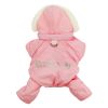 Pink Ruffin It Dog Snow Suit Harness