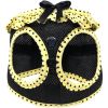 Polka Dot Choke‑Free Dog Harness – Step‑In Style