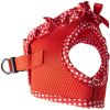 Polka Dot Choke‑Free Dog Harness – Step‑In Style