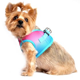 Polka Dot Choke‑Free Dog Harness – Step‑In Style (Color: Sugar Plum, size: L)