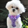 Polka Dot Choke‑Free Dog Harness – Step‑In Style